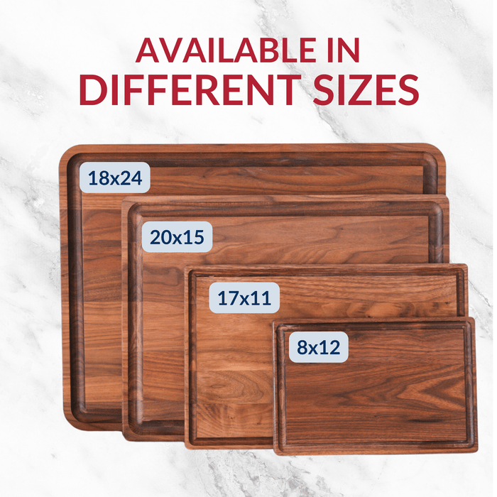 Small Walnut Wood Cutting Board by Virginia Boys Kitchens