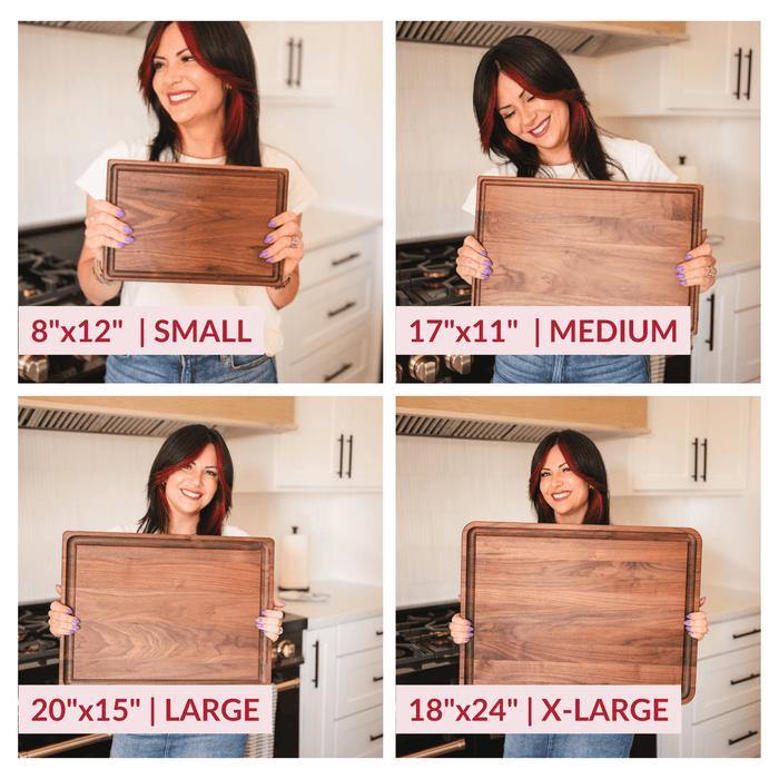 Small Walnut Wood Cutting Board by Virginia Boys Kitchens
