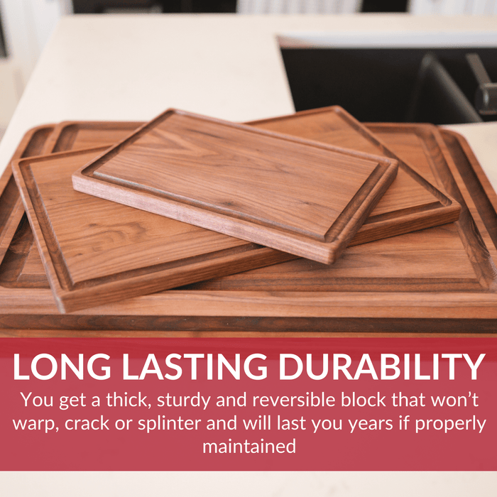 Small Walnut Wood Cutting Board by Virginia Boys Kitchens