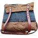 Leather straps and copper rivets