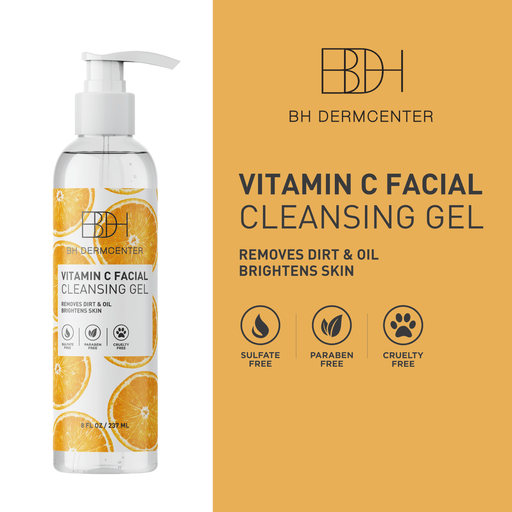 Vitamin C Facial Cleanser by BH Dermcenter - 8 FL OZ / 237 ML Skincare Los Angeles Brands 