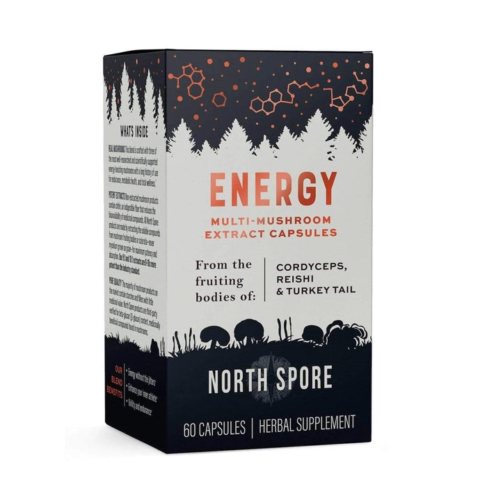 North Spore Organic ‘Energy’ Multi-Mushroom Capsules by Farm2Me