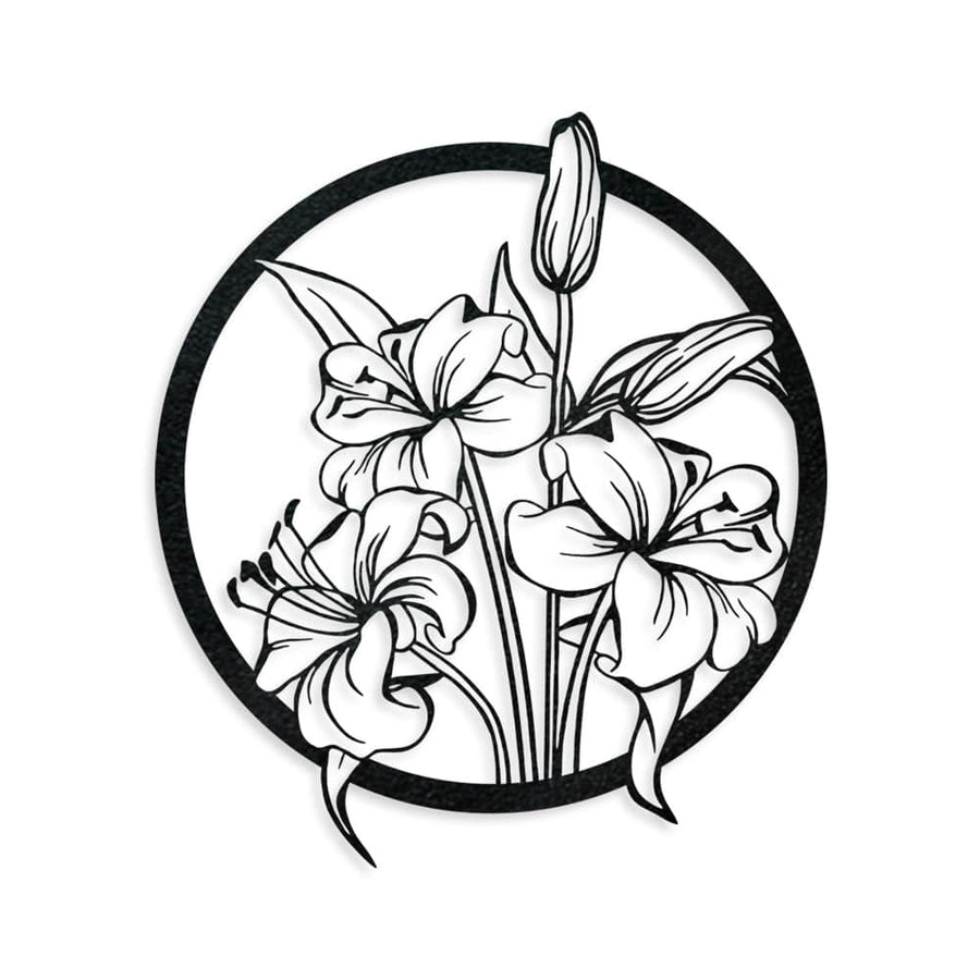 Wallflower Lilies - Metal Sign
