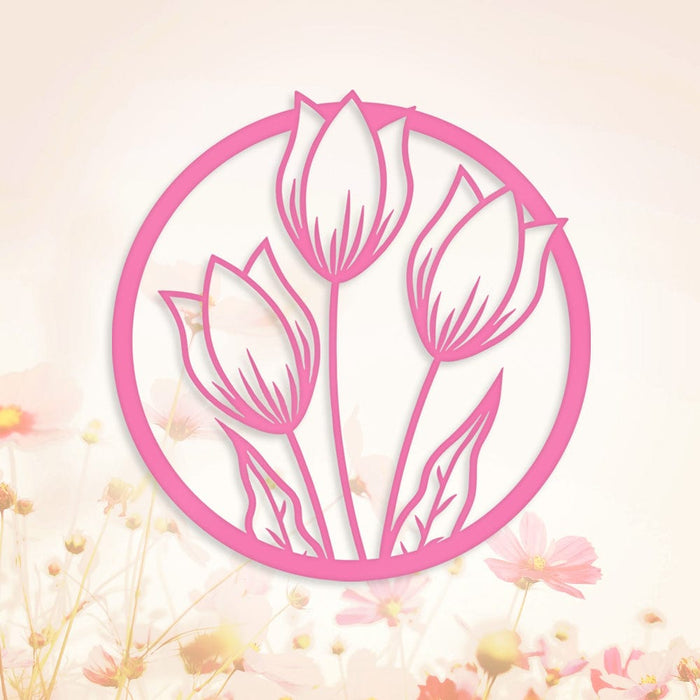 Wallflower Tulips - Metal Sign