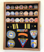 Challenge Coin/Medals/Pins/Badges/Ribbons/Insignia/Buttons Chips Combo Display Case Box, Challenge Coin/Medals/Buttons Chips Combo Display Case Box, The Military Gift Store, American Flag Frames (43)