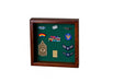 Flag Display Case showcases both the flag and military awards,(Red Felt), Flag Display Case showcases both the flag and military awards, The Military Gift Store, American Flag Frames (43)