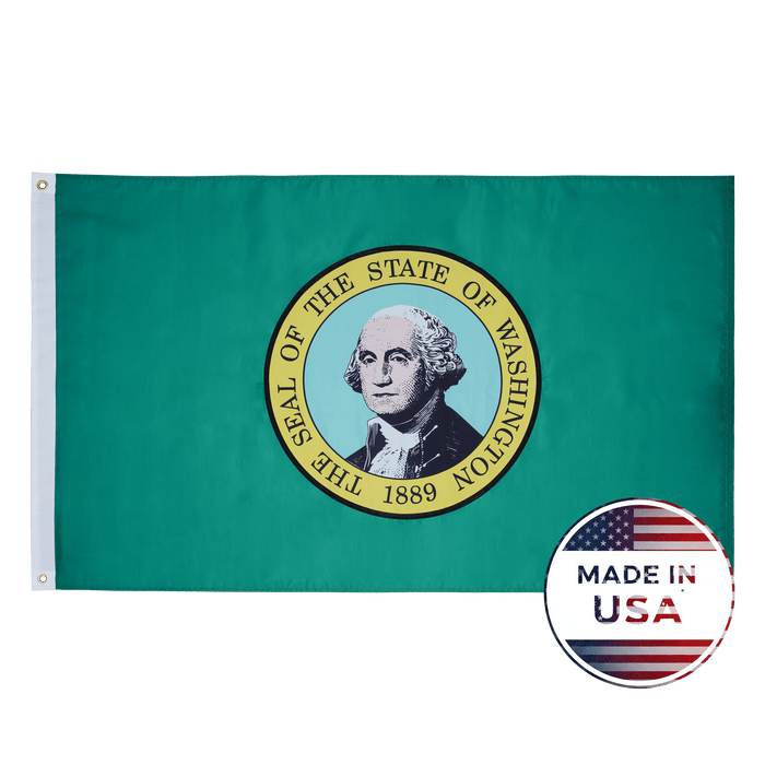 Washington State Flag - 100% Made in USA