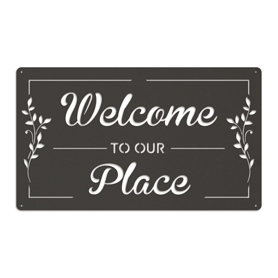 Welcome to Our 'Customizable' Porch Sign