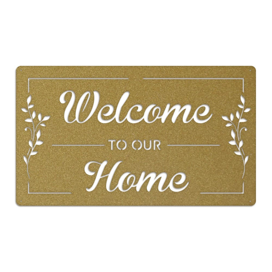 Welcome to Our 'Customizable' Porch Sign