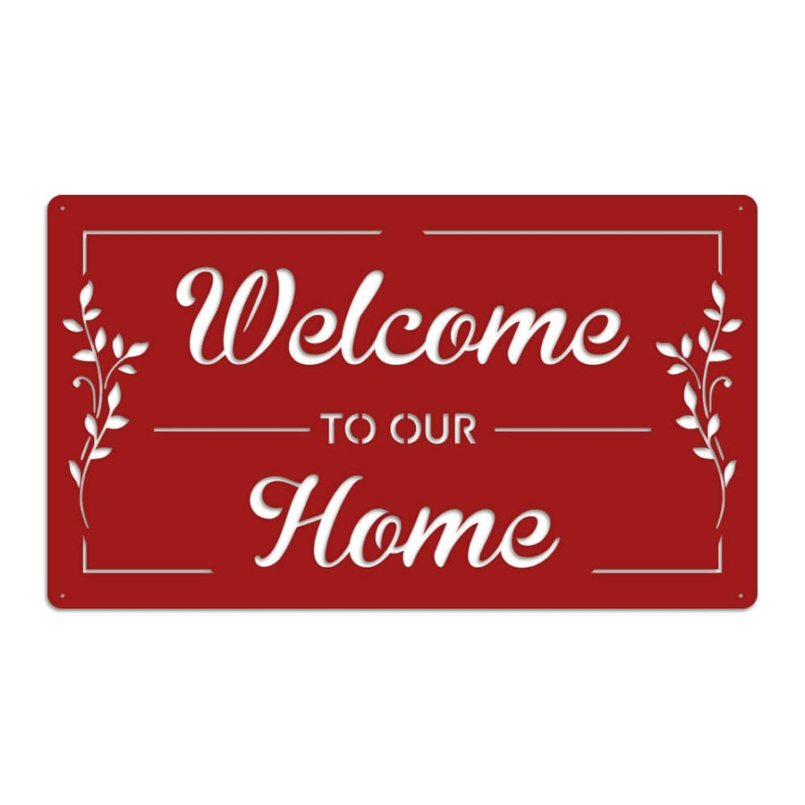 Welcome to Our 'Customizable' Porch Sign