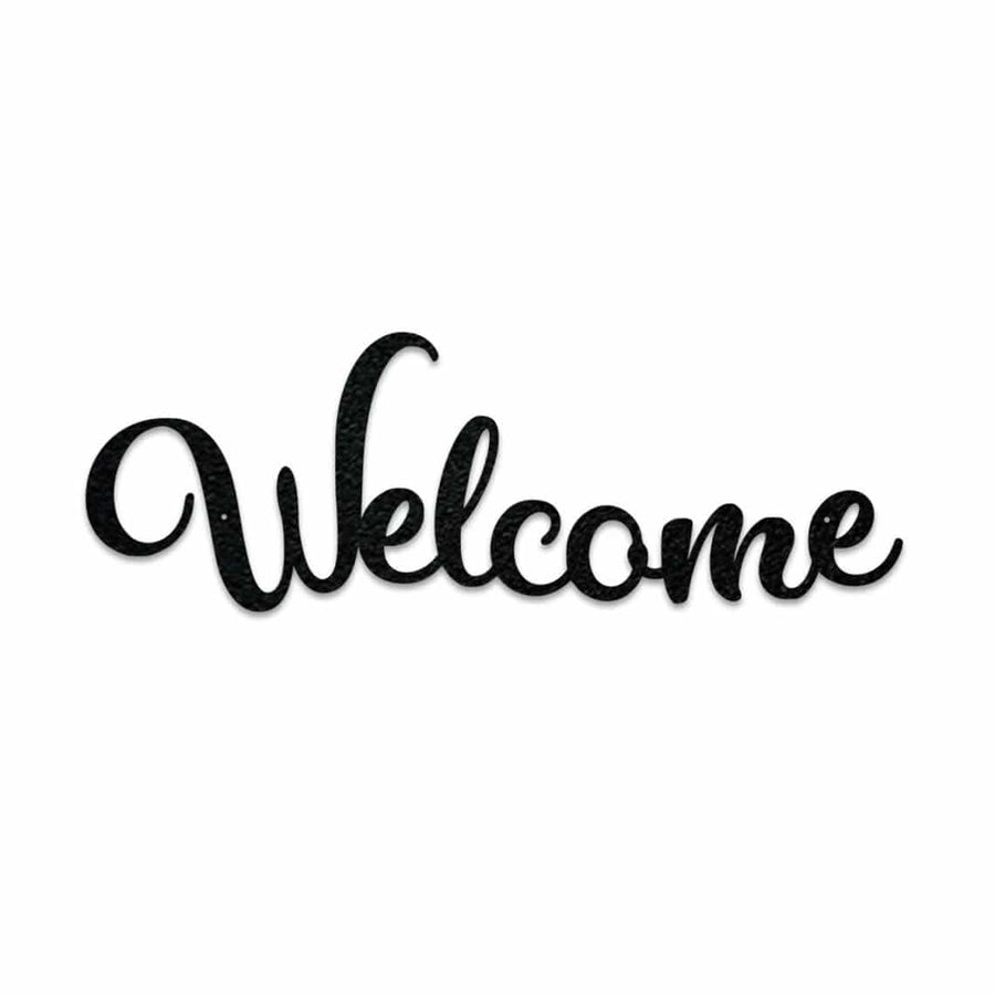 Welcome Word Sign