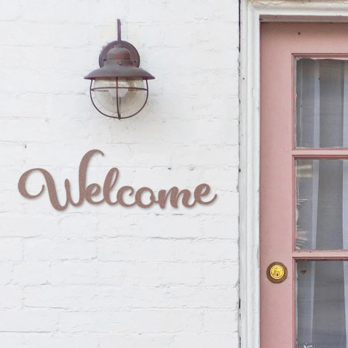 Welcome Word Sign
