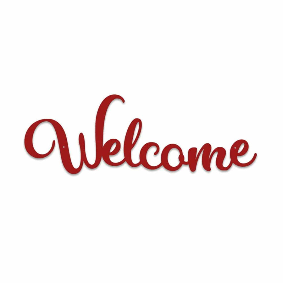 Welcome Word Sign