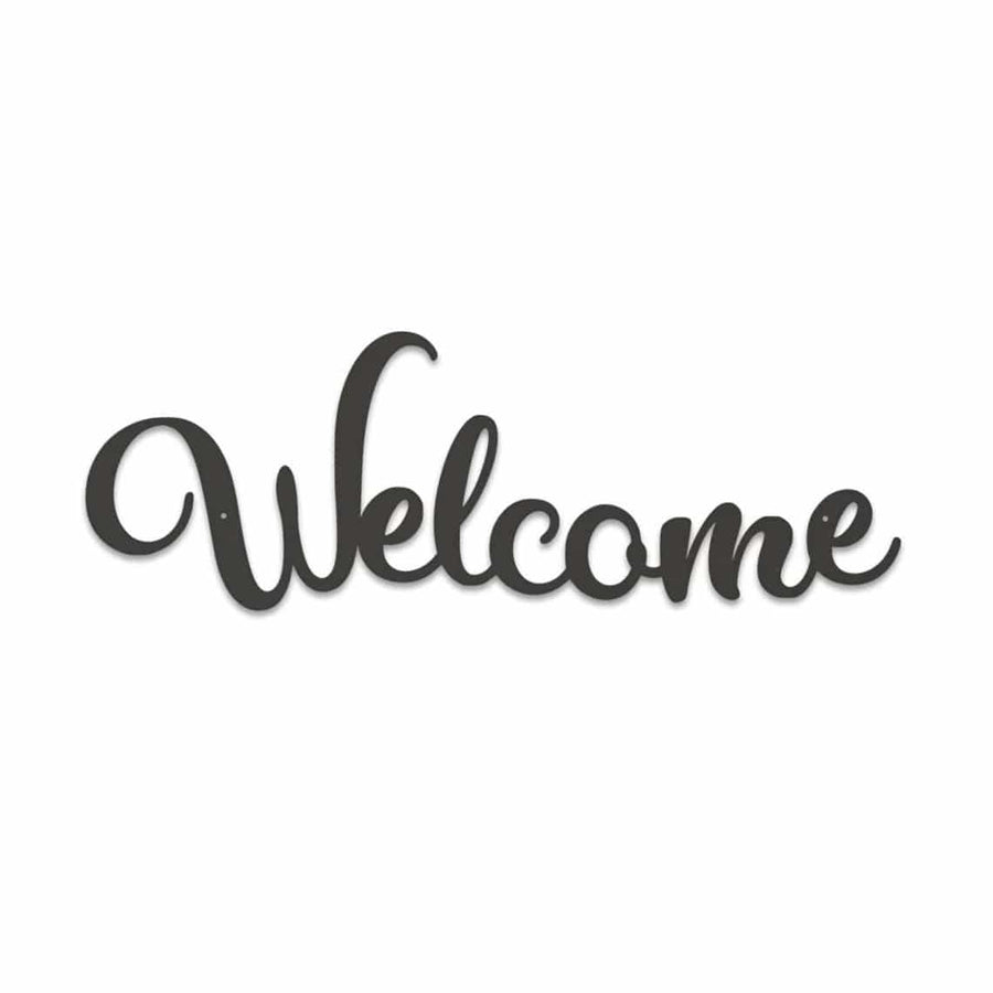 Welcome Word Sign