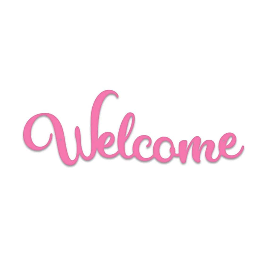 Welcome Word Sign