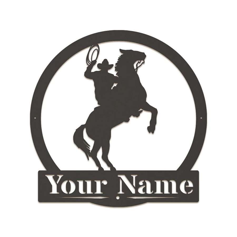 Western Cowboy Lasso Monogram