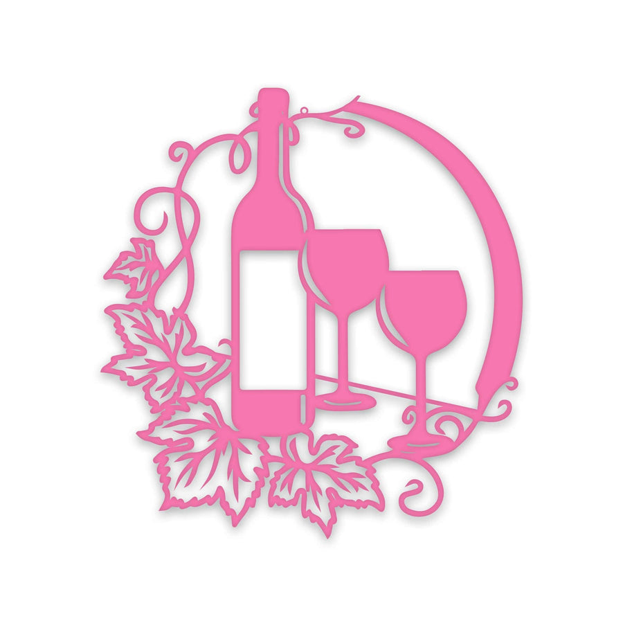 Wine and Vines Metal Wall Art Decor