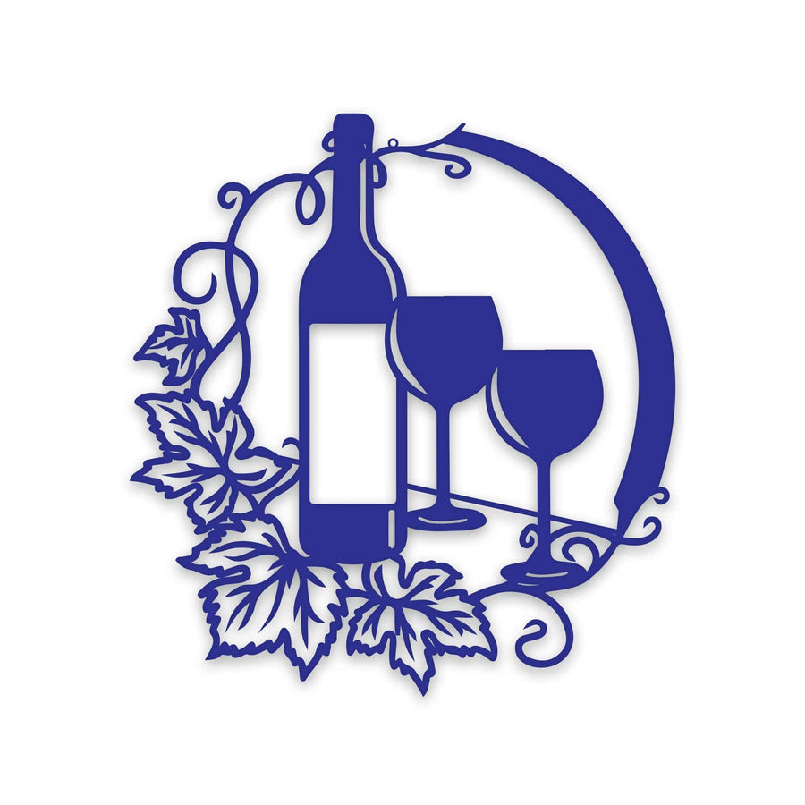 Wine and Vines Metal Wall Art Decor
