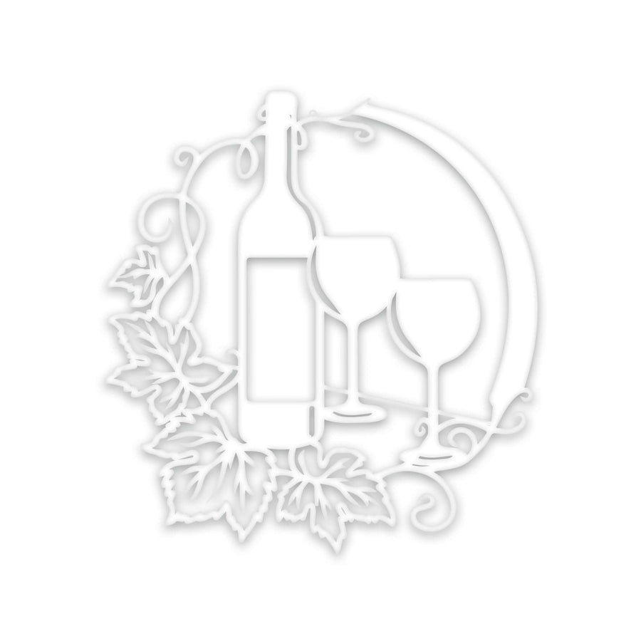 Wine and Vines Metal Wall Art Decor