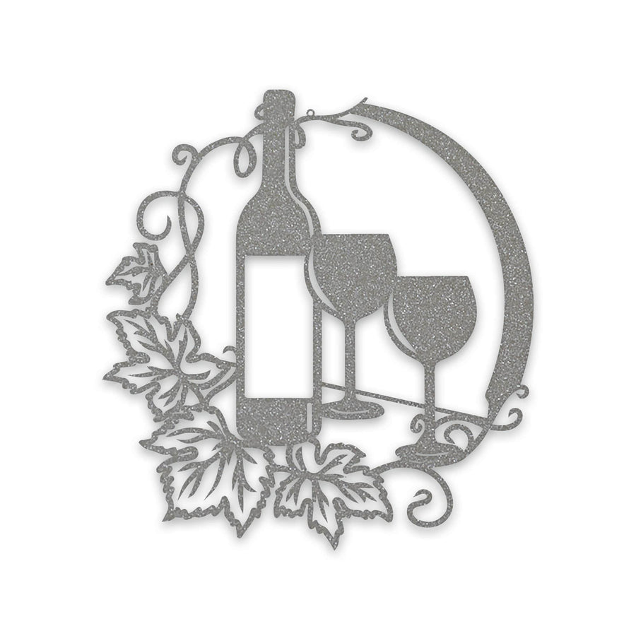 Wine and Vines Metal Wall Art Decor