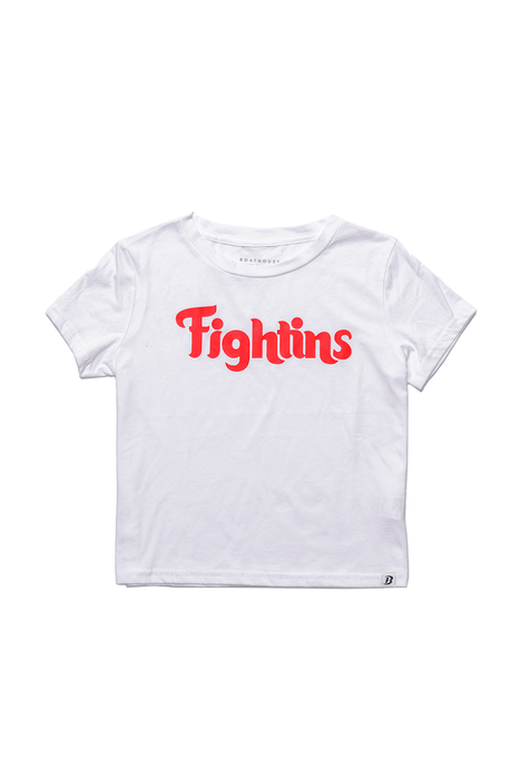 WOMEN'S CROPPED "Fightins' T-SHIRT
