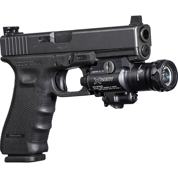 SureFire X400VH | 350 Lumens White Light & Infrared Laser | Fits MasterFire Holsters