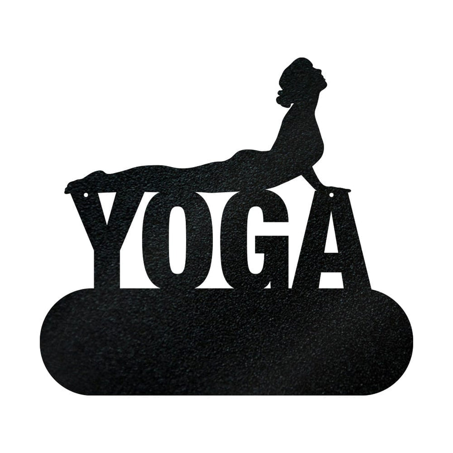 Yoga Cobra Pose - Customizable Metal Sign