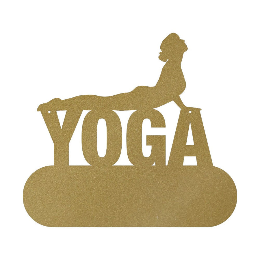 Yoga Cobra Pose - Customizable Metal Sign