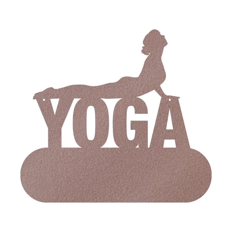 Yoga Cobra Pose - Customizable Metal Sign