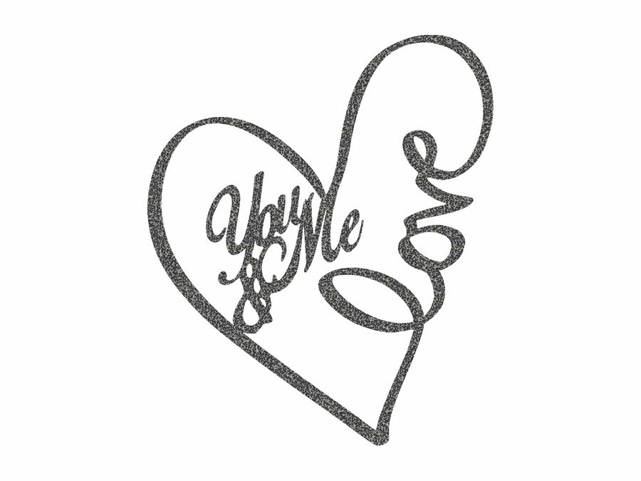 You and Me Love - Metal Sign