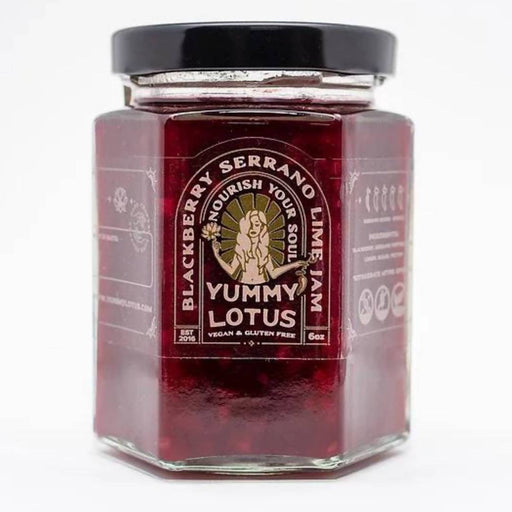 Yummy Lotus - Blackberry Serrano Lime Jam Jars - 6 x 6oz - Pantry | Delivery near me in ... Farm2Me #url#