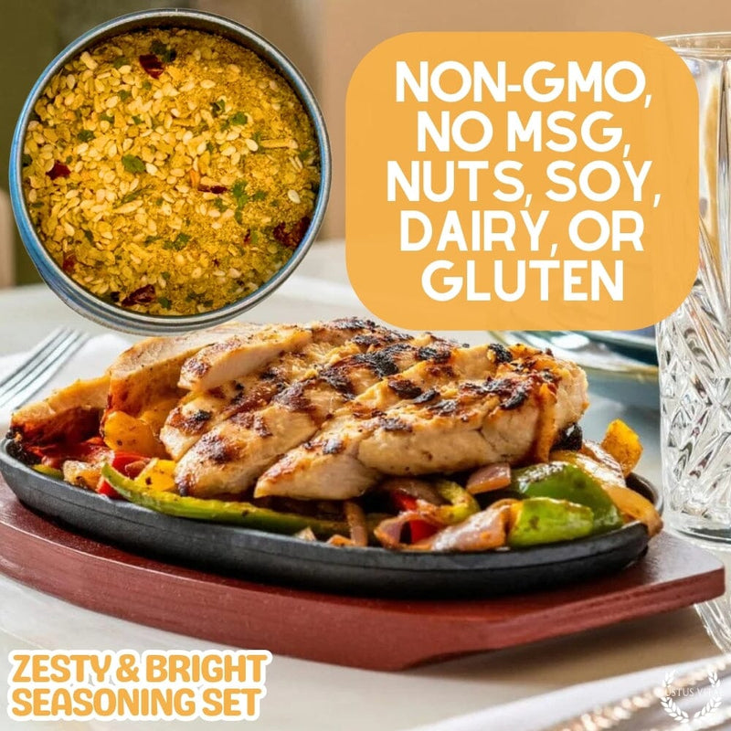 Zesty & Bright Seasoning Set Collections & Gift Sets Gustus Vitae