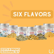 Zesty & Bright Seasoning Set Collections & Gift Sets Gustus Vitae