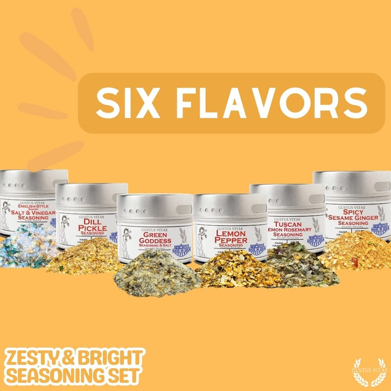 Zesty & Bright Seasoning Set Collections & Gift Sets Gustus Vitae