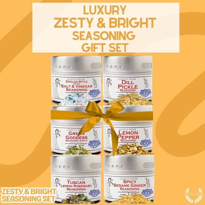 Zesty & Bright Seasoning Set Collections & Gift Sets Gustus Vitae
