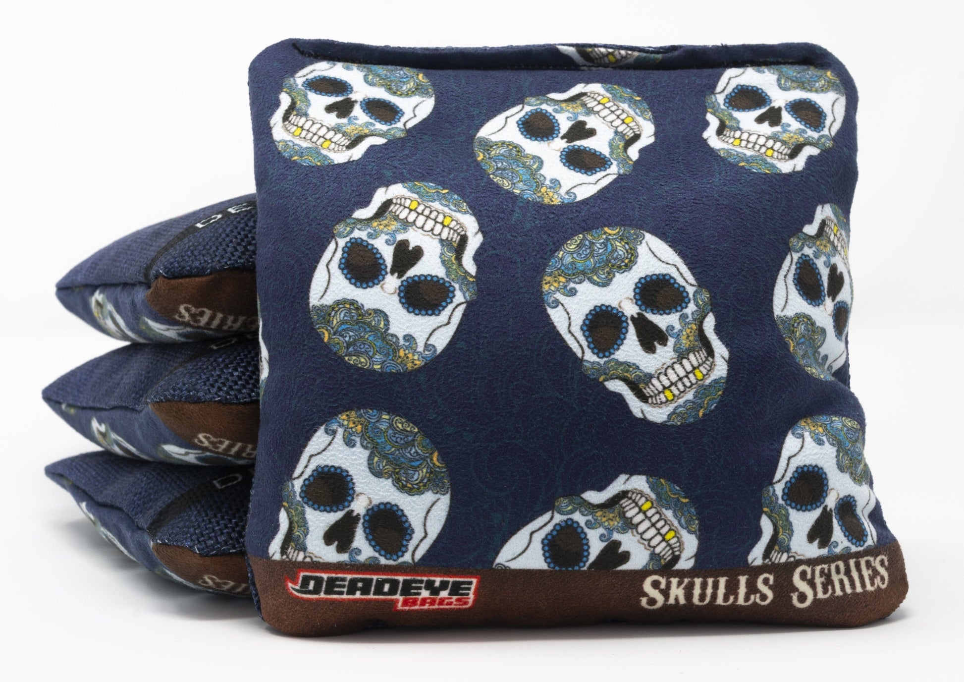 Skull & Gold Teeth - Blue